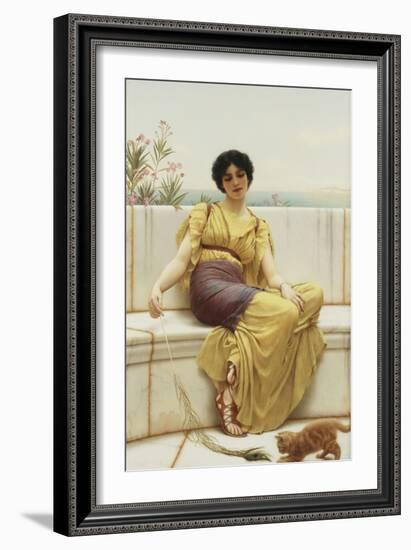 Idleness, 1900-John William Godward-Framed Giclee Print