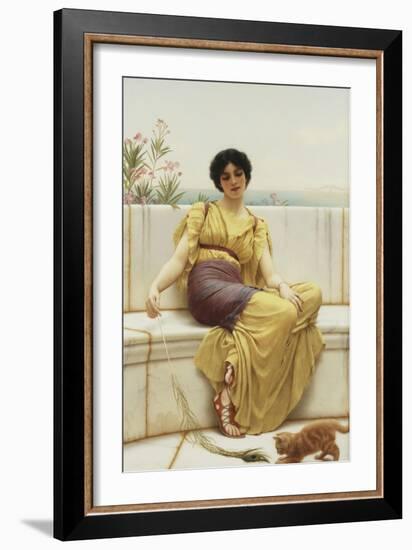 Idleness, 1900-John William Godward-Framed Premium Giclee Print