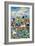 Idlers on the Beach-Maurice Brazil Prendergast-Framed Giclee Print