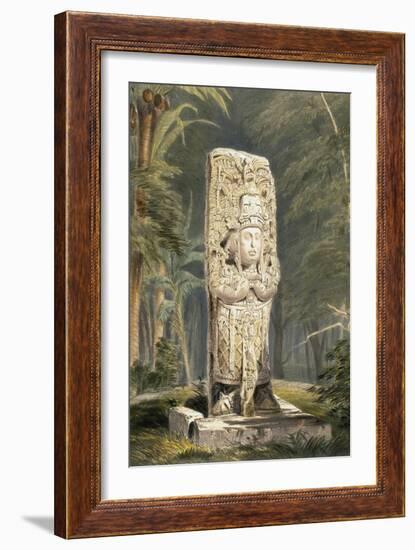 Idol at Copan-Frederick Catherwood-Framed Giclee Print