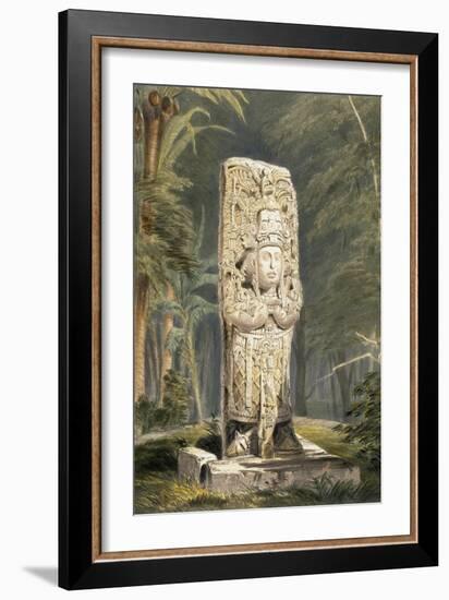 Idol at Copan-Frederick Catherwood-Framed Giclee Print