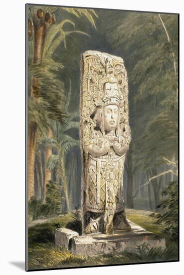 Idol at Copan-Frederick Catherwood-Mounted Giclee Print