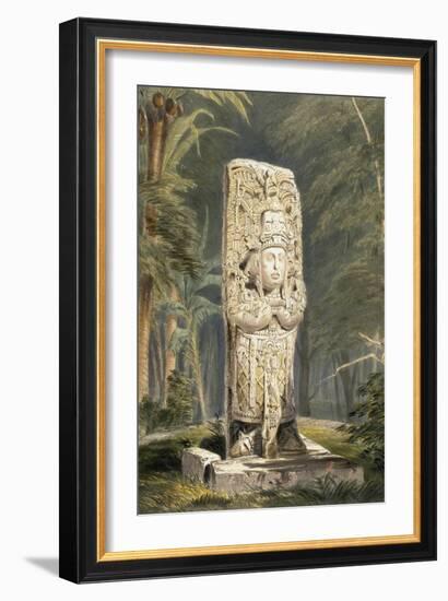 Idol at Copan-Frederick Catherwood-Framed Giclee Print