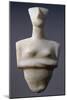 Idol in Paros Marble from Syros, Greece. Cycladic Civilization, 3500-1050 BC-null-Mounted Giclee Print