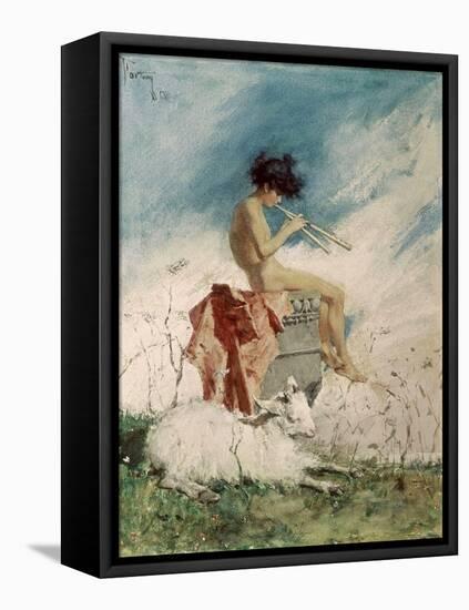 Idyll, 1868-Maria Fortuny-Framed Premier Image Canvas