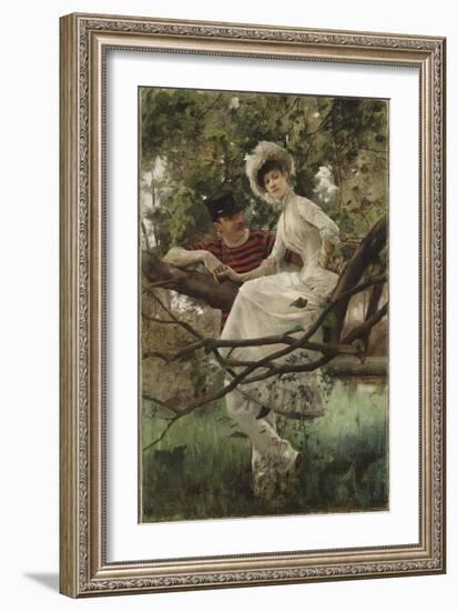 Idyll, 1925-Carl Larsson-Framed Giclee Print