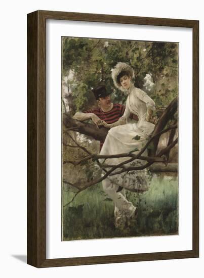 Idyll, 1925-Carl Larsson-Framed Giclee Print