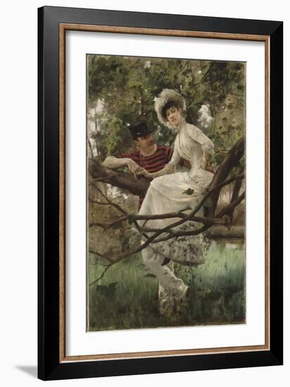 Idyll, 1925-Carl Larsson-Framed Giclee Print