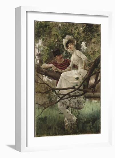 Idyll, 1925-Carl Larsson-Framed Giclee Print