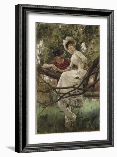 Idyll, 1925-Carl Larsson-Framed Giclee Print