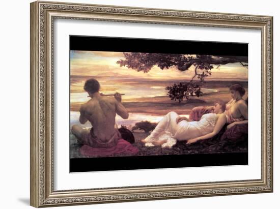 Idyll-Frederick Leighton-Framed Art Print