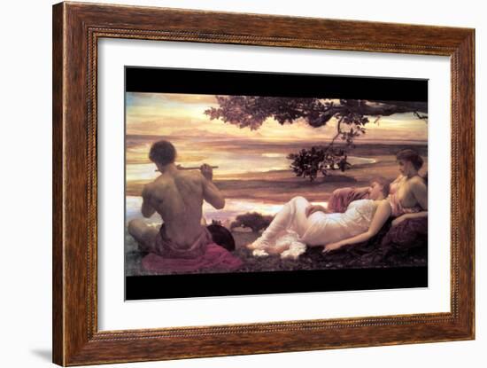 Idyll-Frederick Leighton-Framed Art Print