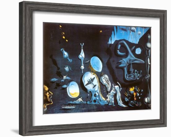 Idylle Atomique-Salvador Dalí-Framed Art Print