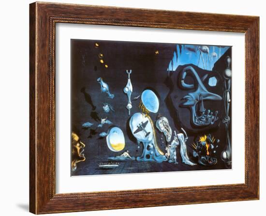 Idylle Atomique-Salvador Dalí-Framed Art Print