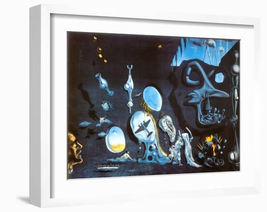 Idylle Atomique-Salvador Dalí-Framed Art Print