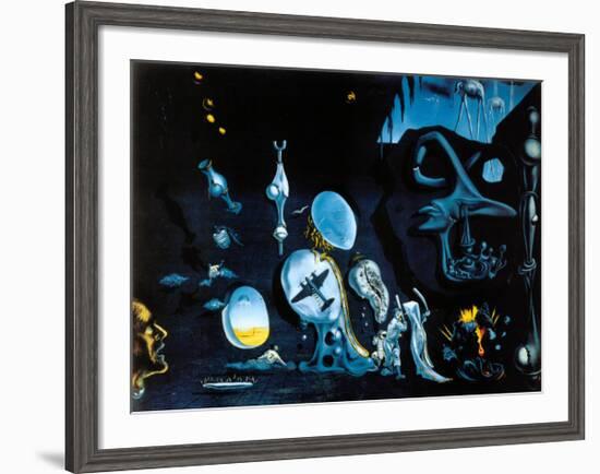 Idylle Atomique-Salvador Dalí-Framed Art Print