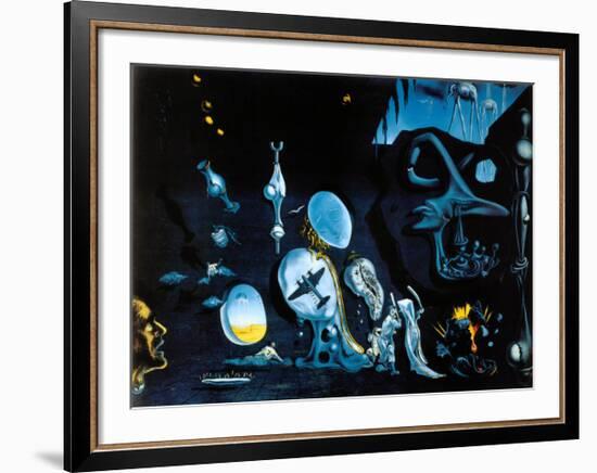 Idylle Atomique-Salvador Dalí-Framed Art Print