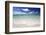 Idyllic Beach Scene with Blue Sky, Aquamarine Sea and Soft Sand, Ile Aux Cerfs-Lee Frost-Framed Photographic Print