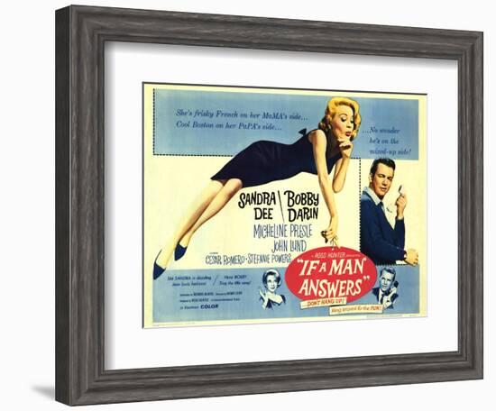 If a Man Answers, 1962-null-Framed Art Print