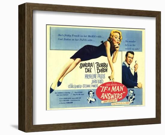 If a Man Answers, 1962-null-Framed Art Print