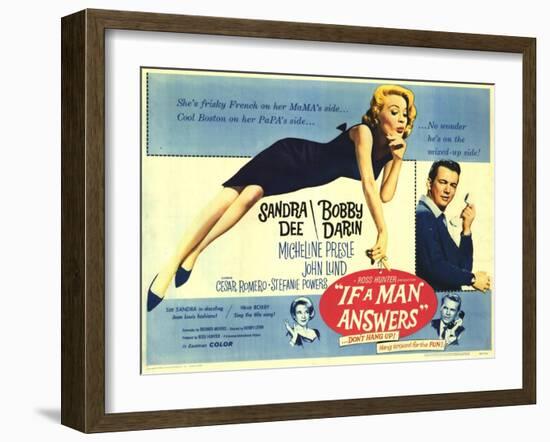 If a Man Answers, 1962-null-Framed Art Print