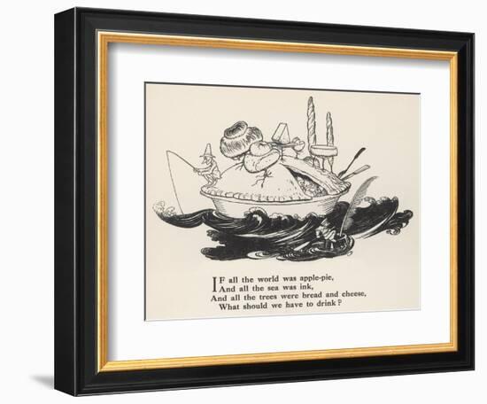 If All the World Was...-Arthur Rackham-Framed Premium Giclee Print