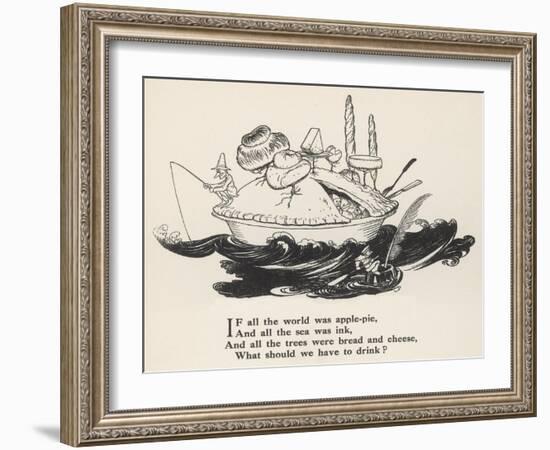 If All the World Was...-Arthur Rackham-Framed Art Print