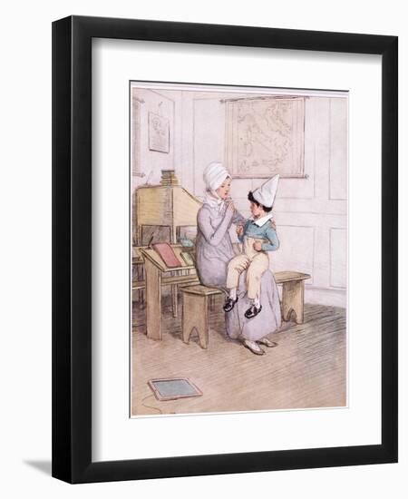 If Any Boy Says You Can't Cane I Will Blood Him, Miss Phoebe-Hugh Thomson-Framed Giclee Print