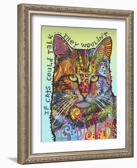 If Cats Could Talk-Dean Russo-Framed Giclee Print