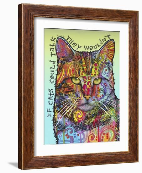 If Cats Could Talk-Dean Russo-Framed Giclee Print