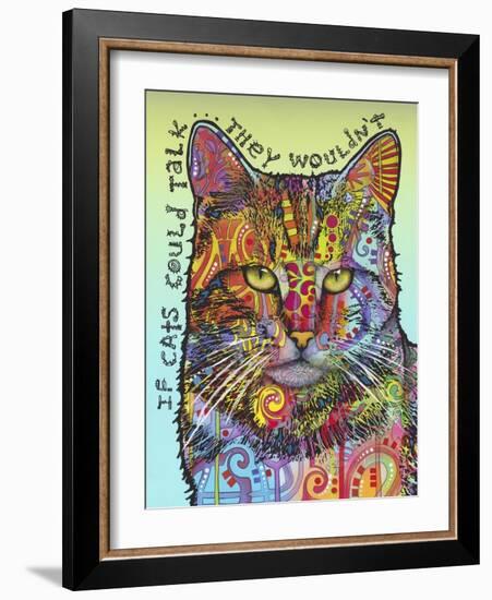 If Cats Could Talk-Dean Russo-Framed Giclee Print