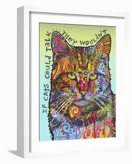 If Cats Could Talk-Dean Russo-Framed Giclee Print