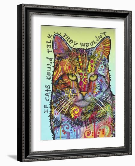 If Cats Could Talk-Dean Russo-Framed Giclee Print