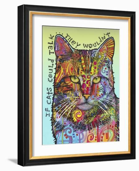 If Cats Could Talk-Dean Russo-Framed Giclee Print