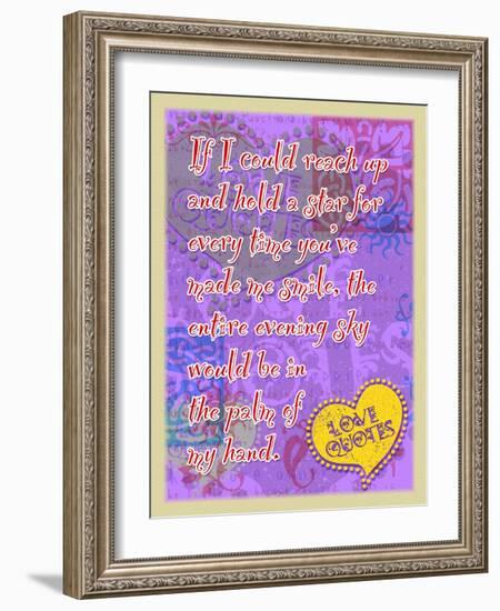 If I Could Reach Up a Star-Cathy Cute-Framed Giclee Print