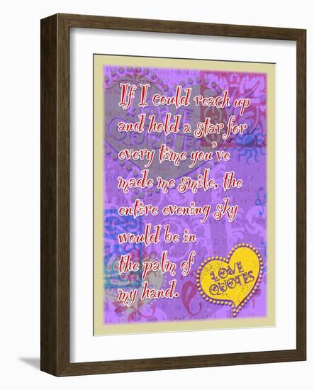 If I Could Reach Up a Star-Cathy Cute-Framed Giclee Print