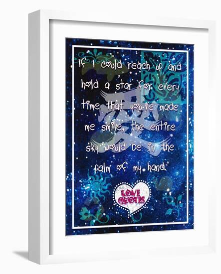 If I Could Reach Up and Held a Star-Cathy Cute-Framed Giclee Print