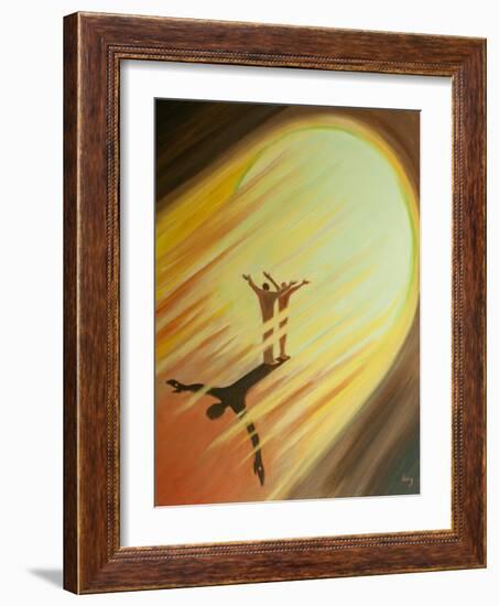 If I Love, Totally, Jesus is Totally Mine to Offer in Prayer, and We are One before the Father, 200-Elizabeth Wang-Framed Giclee Print