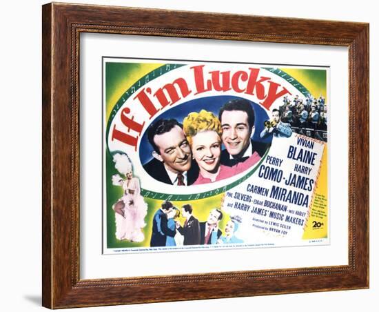 If I'm Lucky - Lobby Card Reproduction-null-Framed Photo