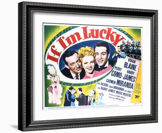 If I'm Lucky - Lobby Card Reproduction-null-Framed Photo