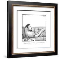 "If it weren't for you, I would have conquered the world by now." - New Yorker Cartoon-Harry Bliss-Framed Premium Giclee Print