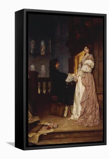 If Music be the Food of Love-William A. Breakspeare-Framed Premier Image Canvas