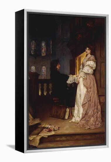 If Music be the Food of Love-William A. Breakspeare-Framed Premier Image Canvas