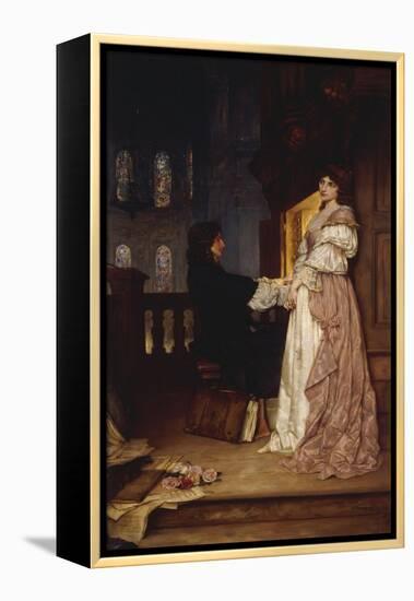 If Music be the Food of Love-William A. Breakspeare-Framed Premier Image Canvas