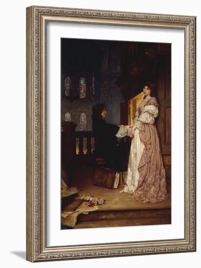 If Music be the Food of Love-William A. Breakspeare-Framed Giclee Print