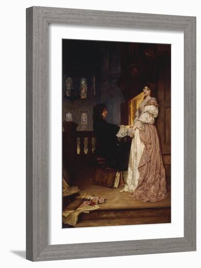 If Music be the Food of Love-William A. Breakspeare-Framed Giclee Print