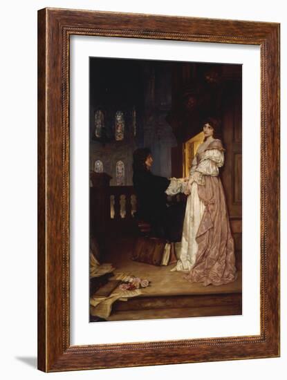 If Music be the Food of Love-William A. Breakspeare-Framed Giclee Print