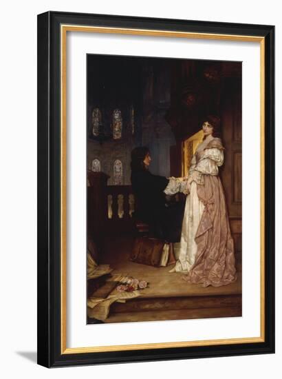 If Music be the Food of Love-William A. Breakspeare-Framed Giclee Print