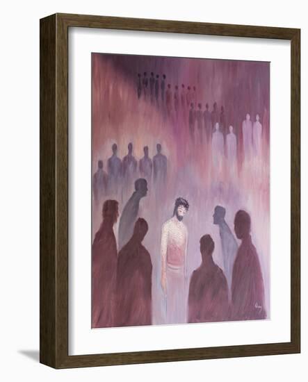 If Our Hearts are Bitter and Resentful, When Christ Comes to Us in Holy Communion, He Feels as He D-Elizabeth Wang-Framed Giclee Print