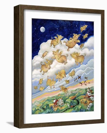 If Pigs Could Fly-Bill Bell-Framed Giclee Print